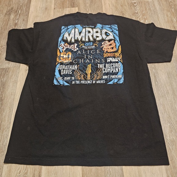 Alice In Chains Stone Temple Pilots‎ 2018 Concert Festival Shirt XL - Picture 7 of 8